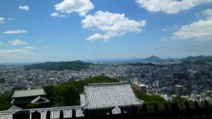松山城天守からの眺め